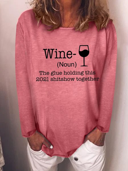 Wine The Glue Holding This 2021 Shitshow Together Casual Letter Shirts & Tops, Red, Hoodies&Sweatshirts
Wine The Glue Holding This 2021 Shitshow Together Casual Letter Shirts & Tops, Red, Hoodies&Sweatshirts