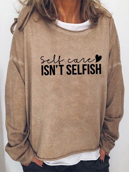 Self Care Isn't Selfish Women's long sleeve sweatshirt, Light brown, Hoodies&Sweatshirts
Self Care Isn't Selfish Women's long sleeve sweatshirt, Light brown, Hoodies&Sweatshirts