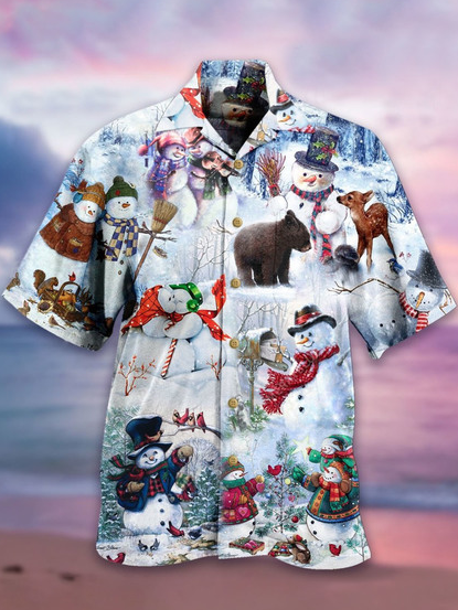 Santa Claus Shirt Collar Short Sleeve Shirts & Tops, As picture, Men's Floral shirt
Santa Claus Shirt Collar Short Sleeve Shirts & Tops, As picture, Men's Floral shirt