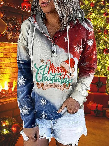 Christmas Casual Printed Hooded Loosen Sweatshirt, As picture, Hoodies & Sweatshirts
Christmas Casual Printed Hooded Loosen Sweatshirt, As picture, Hoodies & Sweatshirts