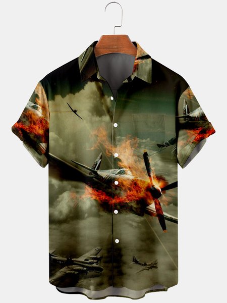 Mens Fighter Veterans Day Printed Casual Breathable Short Sleeve Shirts, Green, Men's Floral shirt
Mens Fighter Veterans Day Printed Casual Breathable Short Sleeve Shirts, Green, Men's Floral shirt