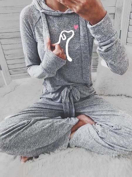 Loosen Animal Suits, Gray, Suits