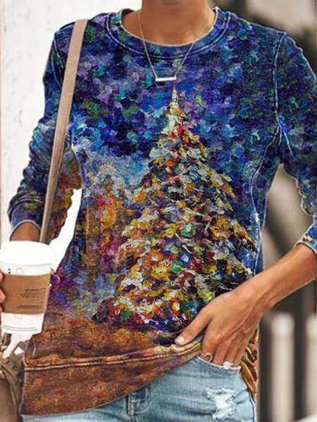 Christmas Xmas Long Sleeve Round Neck Plus Size Printed Tops Sweatshirts, Blue, Hoodies & Sweatshirts
Christmas Xmas Long Sleeve Round Neck Plus Size Printed Tops Sweatshirts, Blue, Hoodies & Sweatshirts