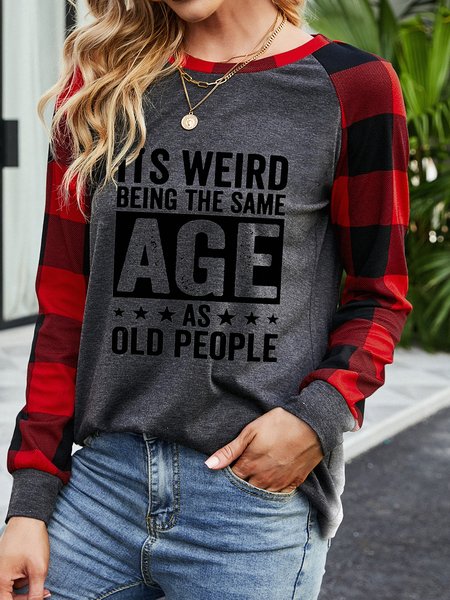 It's Weird Being The Same Age As Old People Letter Crew Neck Sweatshirt, Gray, Hoodies&Sweatshirts
It's Weird Being The Same Age As Old People Letter Crew Neck Sweatshirt, Gray, Hoodies&Sweatshirts