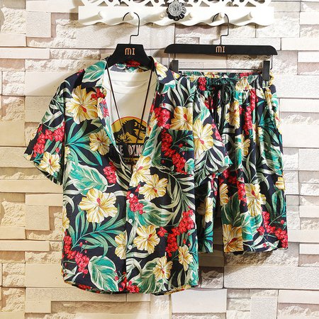 Cotton Blends Two Piece Sets, Color5, Men's sets