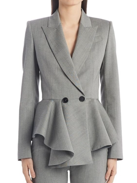 Winter Elegant Regular Fit Non-Stretch Mid-weight Work Formal Outerwear, Gray, Blazers
Winter Elegant Regular Fit Non-Stretch Mid-weight Work Formal Outerwear, Gray, Blazers