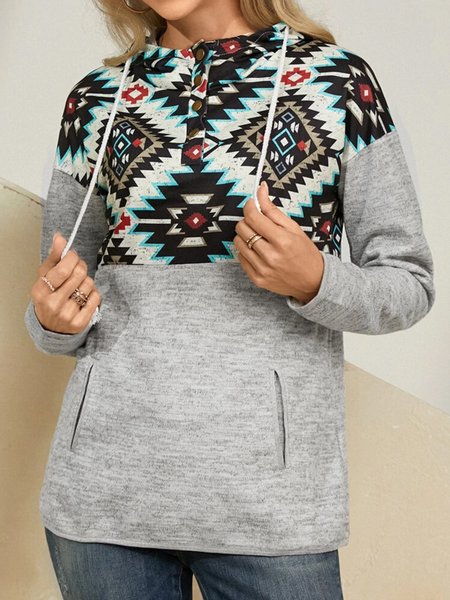 Buttoned Vintage Casual Hooded Sweatshirt, Gray, Sweatshirts & Hoodies
Buttoned Vintage Casual Hooded Sweatshirt, Gray, Sweatshirts & Hoodies