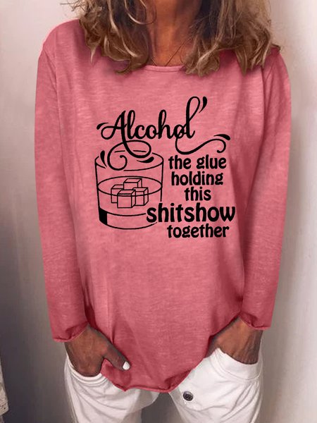 Alcohol The Glue Holding This Shitshow Together Regular Fit Sweatshirt, Red, Hoodies&Sweatshirts
Alcohol The Glue Holding This Shitshow Together Regular Fit Sweatshirt, Red, Hoodies&Sweatshirts