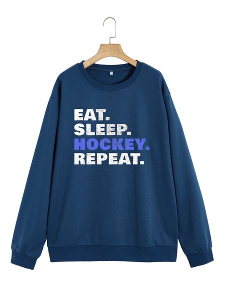 Unocis Funny Letter Printed Round Neck Long-sleeved Sweatshirt, Royal blue, Sweatshirts
Unocis Funny Letter Printed Round Neck Long-sleeved Sweatshirt, Royal blue, Sweatshirts