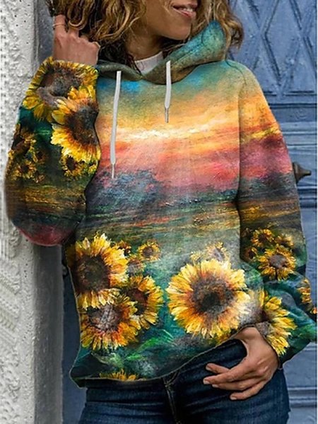 Hooded Sunflower Casual Floral Sweatshirt, As picture, Sweatshirts & Hoodies
Hooded Sunflower Casual Floral Sweatshirt, As picture, Sweatshirts & Hoodies