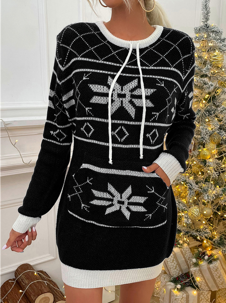 Christmas Snowman Off Shoulder Wool/Knitting Regular Fit Dresses, Black, Casual Dresses
Christmas Snowman Off Shoulder Wool/Knitting Regular Fit Dresses, Black, Casual Dresses