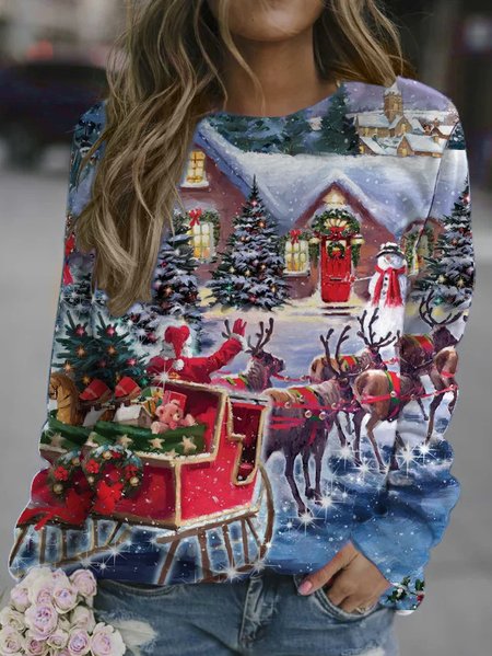 Christmas Santa Claus Fun Print Round Neck Sweatshirt, As picture, Hoodies&Sweatshirts
Christmas Santa Claus Fun Print Round Neck Sweatshirt, As picture, Hoodies&Sweatshirts
