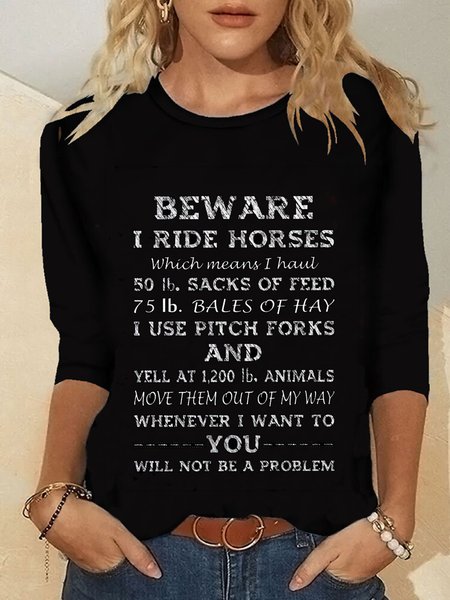 Casual Long Sleeve Round Neck Plus Size Printed Tops T-shirts, Black, Hoodies & Sweatshirts
Casual Long Sleeve Round Neck Plus Size Printed Tops T-shirts, Black, Hoodies & Sweatshirts