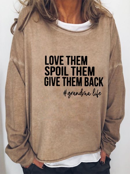 Love Them Spoil Them Give Them Back Grandma Vintage Sweatshirts, Khaki, Hoodies&Sweatshirts
Love Them Spoil Them Give Them Back Grandma Vintage Sweatshirts, Khaki, Hoodies&Sweatshirts