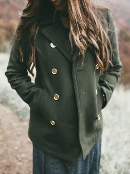 Plain Vintage Outerwear, Green, Coats & Jackets
