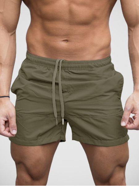 Plain Pants, Camouflage green, Men's shorts