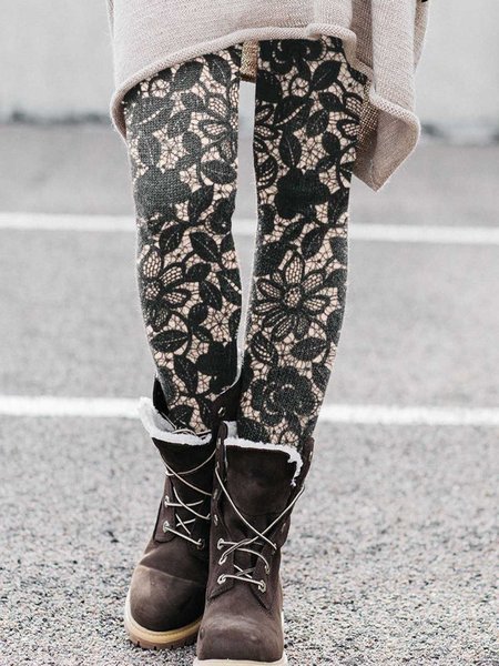 Pants, Black, Leggings