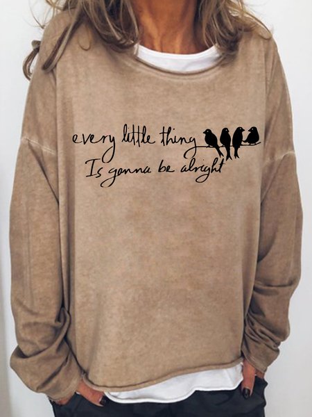 Every Little Thing Gonna Be Alright Casual Sweatshirt, Light brown, Hoodies&Sweatshirts
Every Little Thing Gonna Be Alright Casual Sweatshirt, Light brown, Hoodies&Sweatshirts