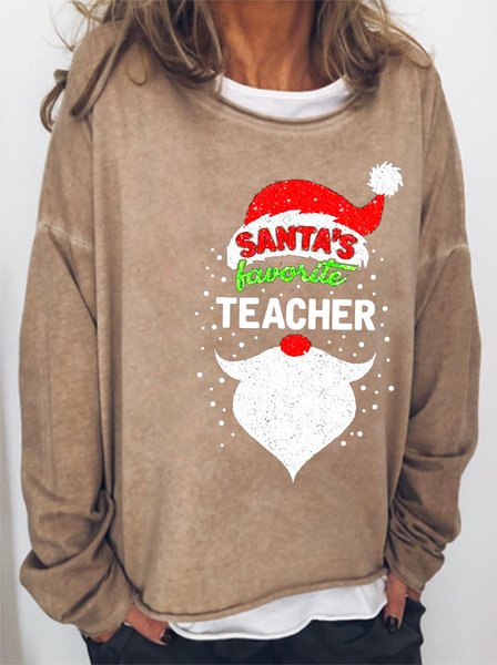 Santa’s Favorite Teacher Merry Christmas Sweatshirt, Light brown, Hoodies&Sweatshirts
Santa’s Favorite Teacher Merry Christmas Sweatshirt, Light brown, Hoodies&Sweatshirts