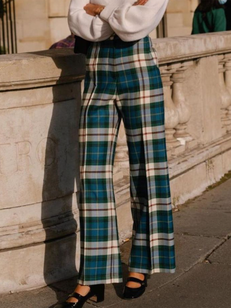 Grid Work Regular fit Elegant Pants, As picture, Straight Leg Pants
Grid Work Regular fit Elegant Pants, As picture, Straight Leg Pants