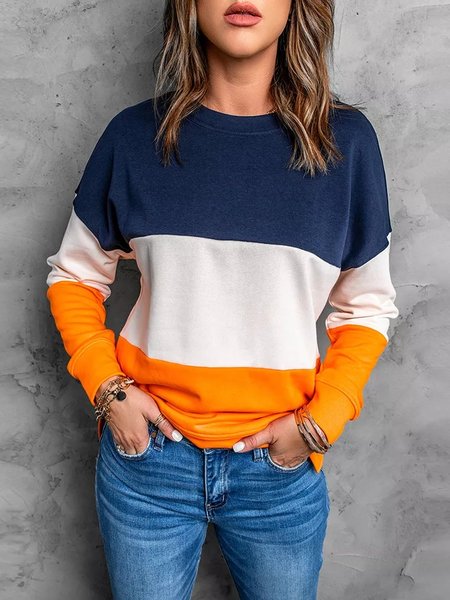 Casual Cotton Blends Crew Neck Sweatshirt, Multicolor, Sweatshirts & Hoodies
Casual Cotton Blends Crew Neck Sweatshirt, Multicolor, Sweatshirts & Hoodies