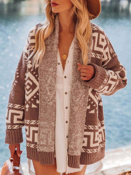 Vintage Geometric Cotton Blends Outerwear, Camel, Outerwear
Vintage Geometric Cotton Blends Outerwear, Camel, Outerwear