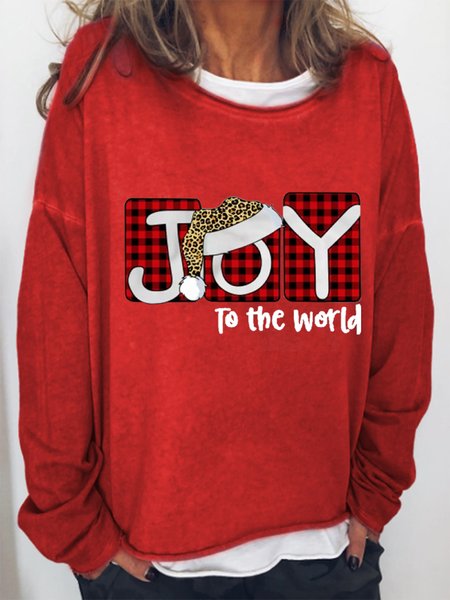 Joy To World Buffalo Plaid Leopard Santa Hat Christmas Casual Sweatshirt, Red, Hoodies&Sweatshirts
Joy To World Buffalo Plaid Leopard Santa Hat Christmas Casual Sweatshirt, Red, Hoodies&Sweatshirts