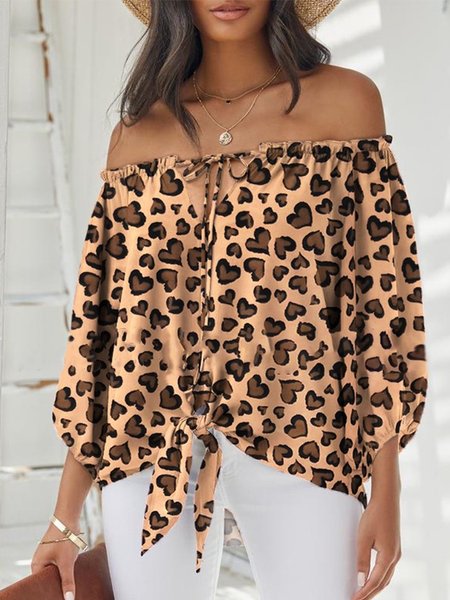 Striped Floral Tribal Plain V Neck Elegant Casual Shirts & Tops, Brown, Long sleeve tops
Striped Floral Tribal Plain V Neck Elegant Casual Shirts & Tops, Brown, Long sleeve tops