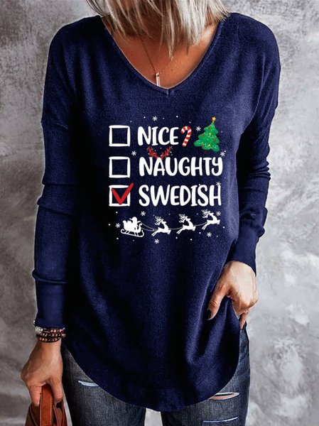 Naughty Nice Swedish Christmas Funny Santa Xmas Shirts & Tops, Blue, Hoodies&Sweatshirts
Naughty Nice Swedish Christmas Funny Santa Xmas Shirts & Tops, Blue, Hoodies&Sweatshirts