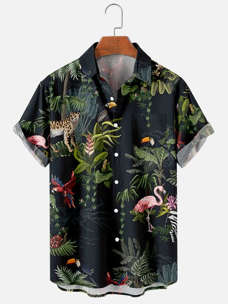 Shirt Collar Vacation Short Sleeve Short sleeve shirt, As picture, Men's Floral shirt
Shirt Collar Vacation Short Sleeve Short sleeve shirt, As picture, Men's Floral shirt