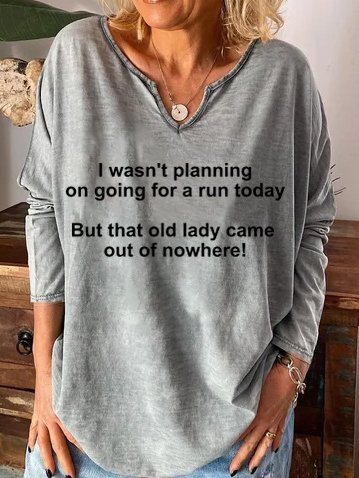 But that old lady came out of nowhere Women's Shirts & Tops, Gray, Hoodies&Sweatshirts