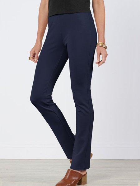 Plain and patternless basic fit elastic versatile pants Plus Size, Dark blue, Pants
Plain and patternless basic fit elastic versatile pants Plus Size, Dark blue, Pants