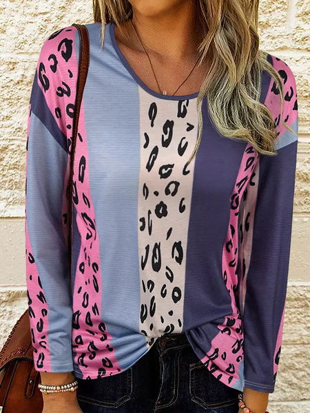 Striped Print Holiday Casual Round Neck Long Sleeve T-Shirts & Tops, Multicolor, Long sleeve tops
Striped Print Holiday Casual Round Neck Long Sleeve T-Shirts & Tops, Multicolor, Long sleeve tops