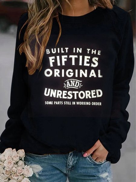 Letters Printed Long Sleeve Crew Neck Plus Size Casual Sweatshirts, Black, Hoodies & Sweatshirts
Letters Printed Long Sleeve Crew Neck Plus Size Casual Sweatshirts, Black, Hoodies & Sweatshirts