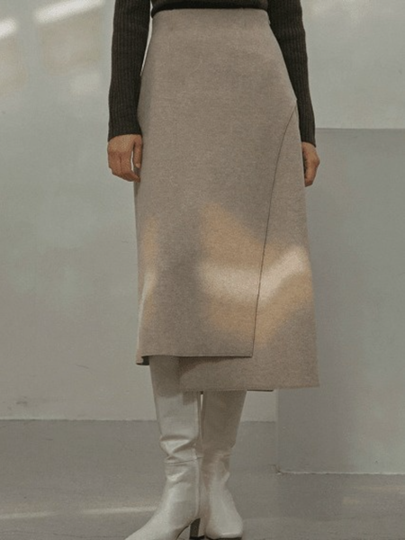 Winter Plain Elegant Zipper fly Mid-weight Daily Skirts, Apricot, Midi Skirts
Winter Plain Elegant Zipper fly Mid-weight Daily Skirts, Apricot, Midi Skirts