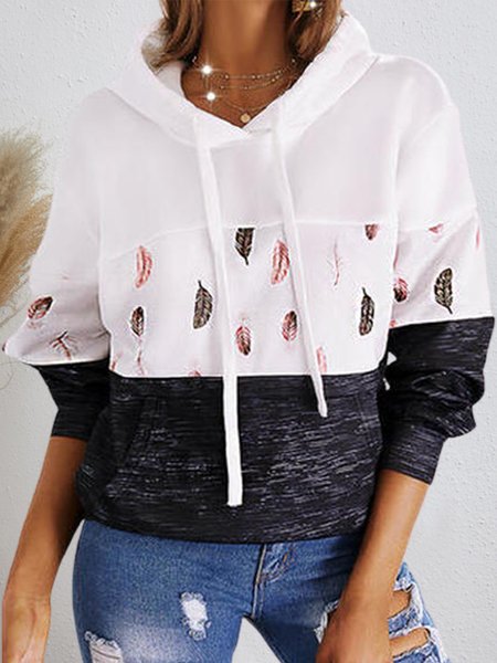 Sweet Hooded Feather Loosen Sweatshirt, White, Sweatshirts & Hoodies
Sweet Hooded Feather Loosen Sweatshirt, White, Sweatshirts & Hoodies