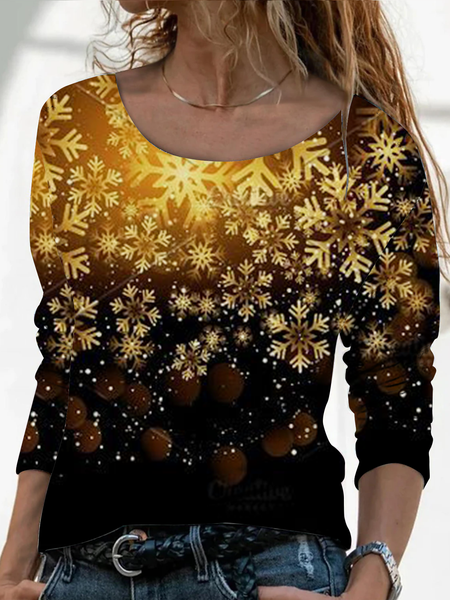 Long sleeve round neck geometric gradient glittering elastic top T-shirt, Black, Tops
Long sleeve round neck geometric gradient glittering elastic top T-shirt, Black, Tops