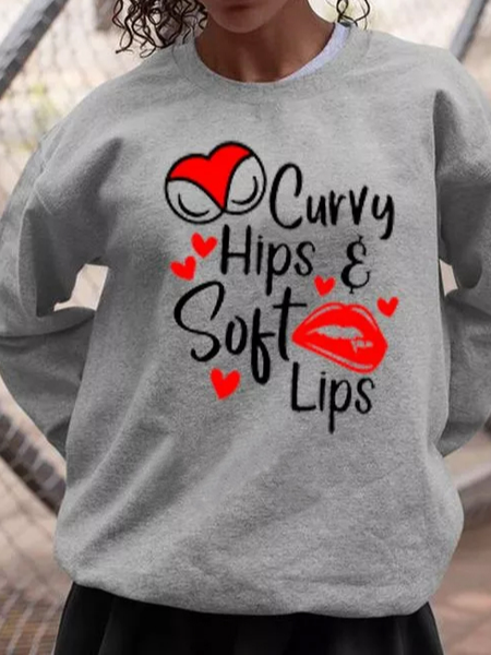 Letter Casual Off Shoulder Cotton Blends Sweatshirt, Gray, Sweatshirts & Hoodies
Letter Casual Off Shoulder Cotton Blends Sweatshirt, Gray, Sweatshirts & Hoodies