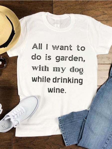 Funny Wine T-Shirt, White, T-shirts