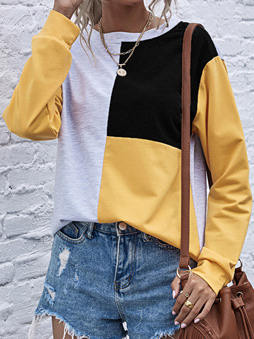 Casual Elegant Crew Neck Cotton Blends Shirts & Tops, Black, Long sleeve tops
Casual Elegant Crew Neck Cotton Blends Shirts & Tops, Black, Long sleeve tops
