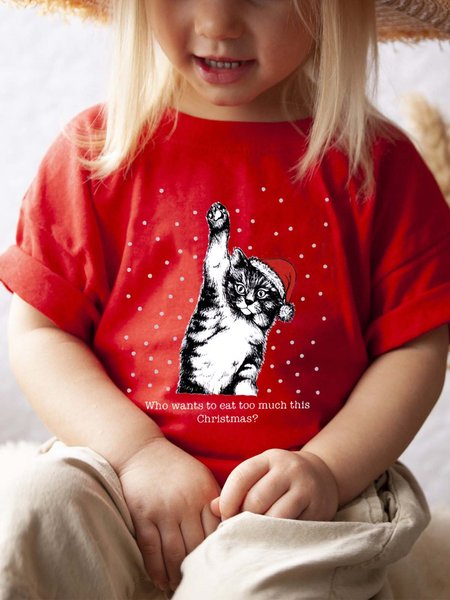 Who Wants To Eat Too Much This Christmas Child Casual Cotton Shirts & Tops, Red, Kids
Who Wants To Eat Too Much This Christmas Child Casual Cotton Shirts & Tops, Red, Kids