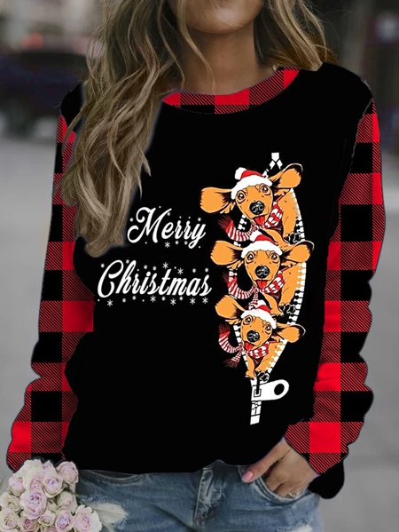 Merry Christmas Fun Printed Crew Neck Casual Sweatshirt, Black, Hoodies&Sweatshirts
Merry Christmas Fun Printed Crew Neck Casual Sweatshirt, Black, Hoodies&Sweatshirts