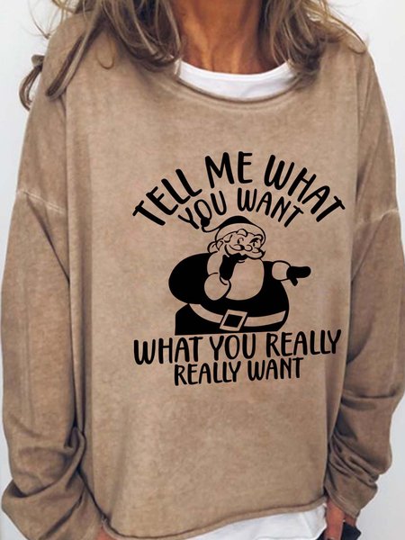 Tell Me What You Want Cotton Blends Casual Sweatshirts, Light brown, Hoodies&Sweatshirts
Tell Me What You Want Cotton Blends Casual Sweatshirts, Light brown, Hoodies&Sweatshirts