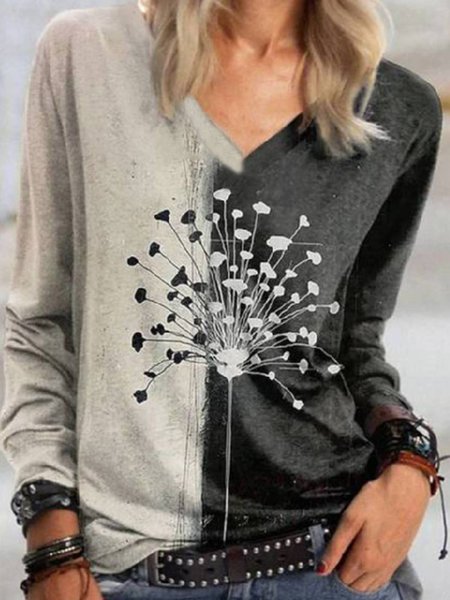Casuale Maniche Lunghe Scollo a V Stampato Superiore, Multicolore, Blouses & Shirts
Casuale Maniche Lunghe Scollo a V Stampato Superiore, Multicolore, Blouses & Shirts