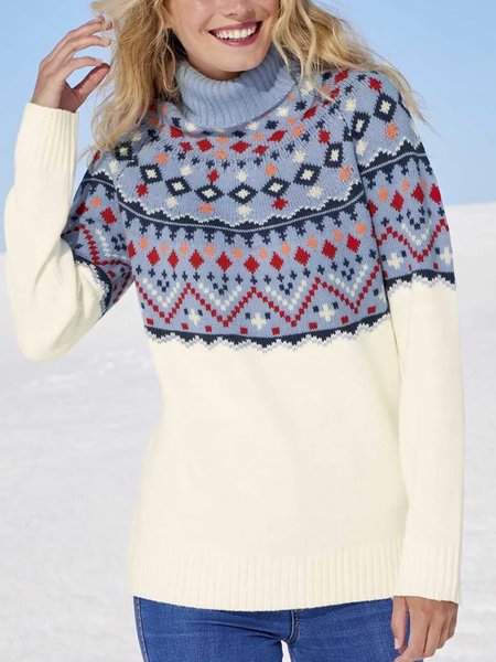 Geometric Casual Crew Neck Loosen Long Sleeve Sweater, As picture, Knitwear & Sweaters
Geometric Casual Crew Neck Loosen Long Sleeve Sweater, As picture, Knitwear & Sweaters