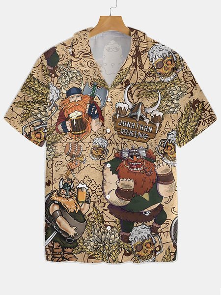 Hawaiian Vintage Viking Beer Celebration Hawaiian Short Sleeve Shirt, As picture, Men's Floral shirt
Hawaiian Vintage Viking Beer Celebration Hawaiian Short Sleeve Shirt, As picture, Men's Floral shirt