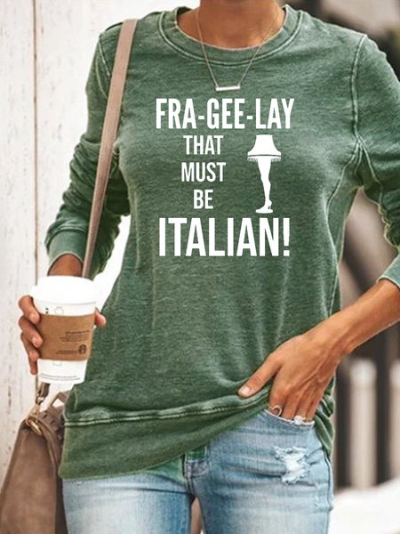 Fragile Leg Lamp Sweatshirt, Green, Hoodies&Sweatshirts