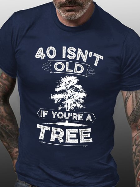 Fun text printed round neck short-sleeved cotton T-shirt, Purplish blue, T-shirts
Fun text printed round neck short-sleeved cotton T-shirt, Purplish blue, T-shirts