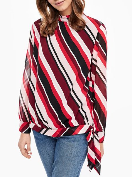 Elegant Simple Stand Collar Vintage Regular Fit Top, As picture, Blouses and Shirts
Elegant Simple Stand Collar Vintage Regular Fit Top, As picture, Blouses and Shirts