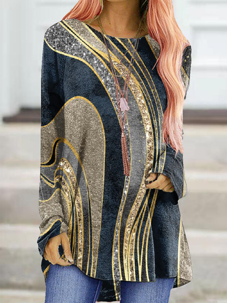 Abstract Casual Crew Neck Long Sleeve Tops, Yellow, Tops
Abstract Casual Crew Neck Long Sleeve Tops, Yellow, Tops